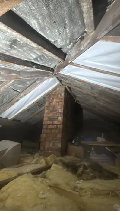 Roof spaces cleared, inspected and re-insulated, Carter Langfold